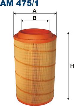 Filtron AM475/1 - Повітряний фільтр autocars.com.ua
