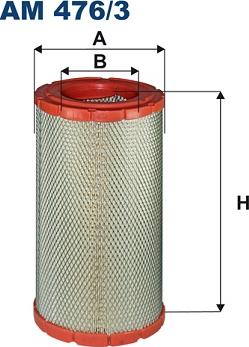 Filtron AM476/3 - Повітряний фільтр autocars.com.ua