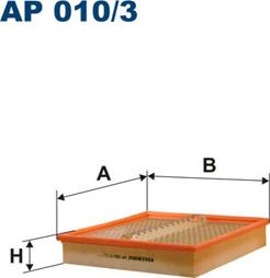 Filtron AP010/3 - Повітряний фільтр autocars.com.ua