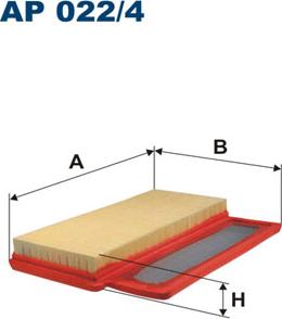 Filtron AP022/4 - Повітряний фільтр autocars.com.ua