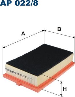 Filtron AP022/8 - Повітряний фільтр autocars.com.ua