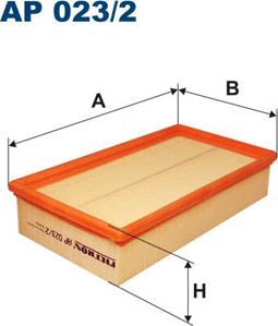 Filtron AP023/2 - Воздушный фильтр avtokuzovplus.com.ua