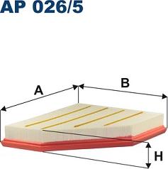 Filtron AP 026/5 - Повітряний фільтр autocars.com.ua