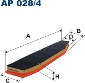 Filtron AP028/4 - Повітряний фільтр autocars.com.ua