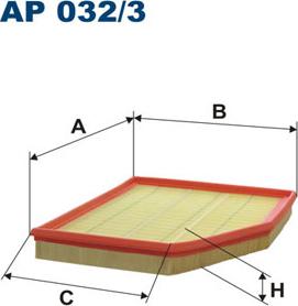 Filtron AP032/3 - Повітряний фільтр autocars.com.ua