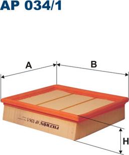 Filtron AP034/1 - Повітряний фільтр autocars.com.ua