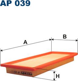 Filtron AP039 - Воздушный фильтр avtokuzovplus.com.ua