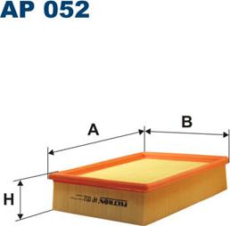 Filtron AP052 - Воздушный фильтр avtokuzovplus.com.ua