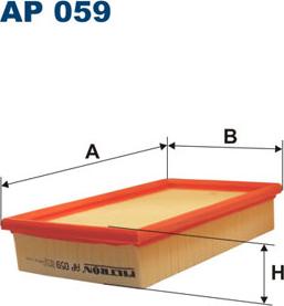 Filtron AP059 - Воздушный фильтр avtokuzovplus.com.ua