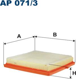 Filtron AP071/3 - Воздушный фильтр avtokuzovplus.com.ua