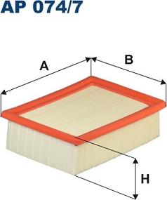 Filtron AP 074/7 - Воздушный фильтр avtokuzovplus.com.ua