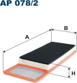 Filtron AP078/2 - Повітряний фільтр autocars.com.ua