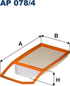Filtron AP 078/4 - Воздушный фильтр autodnr.net