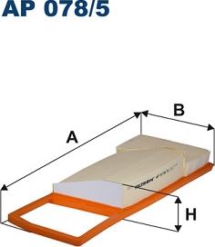 Filtron AP 078/5 - Повітряний фільтр autocars.com.ua