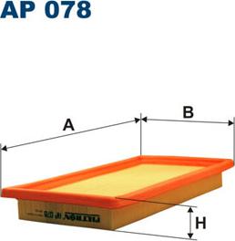 Filtron AP078 - Повітряний фільтр autocars.com.ua