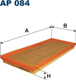 Filtron AP084 - Повітряний фільтр autocars.com.ua