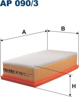 Filtron AP090/3 - Повітряний фільтр autocars.com.ua