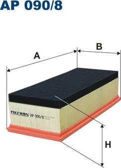 Filtron AP090/8 - Повітряний фільтр autocars.com.ua