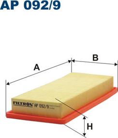 Filtron AP092/9 - Воздушный фильтр autodnr.net
