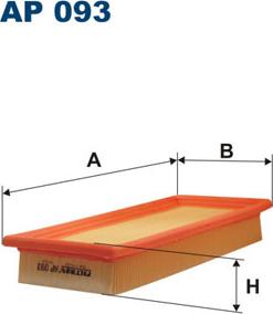 Filtron AP093 - Повітряний фільтр autocars.com.ua