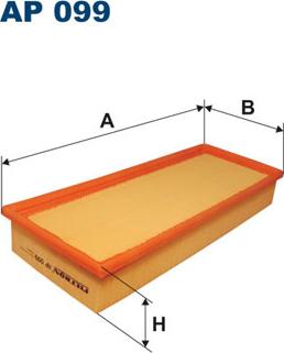 Filtron AP099 - Повітряний фільтр autocars.com.ua