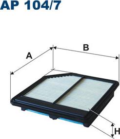 Filtron AP104/7 - Воздушный фильтр avtokuzovplus.com.ua