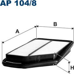 Filtron AP104/8 - Воздушный фильтр autodnr.net