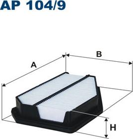 Filtron AP104/9 - Повітряний фільтр autocars.com.ua