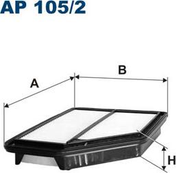 Filtron AP105/2 - Повітряний фільтр autocars.com.ua