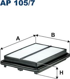 Filtron AP 105/7 - Воздушный фильтр avtokuzovplus.com.ua