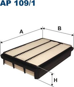 Filtron AP109/1 - Повітряний фільтр autocars.com.ua