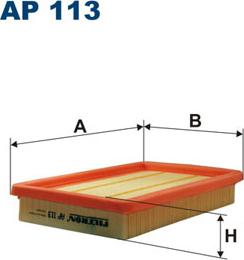 Filtron AP113 - Воздушный фильтр autodnr.net