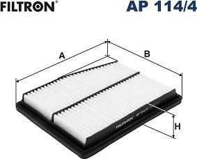 Filtron AP 114/4 - Повітряний фільтр autocars.com.ua