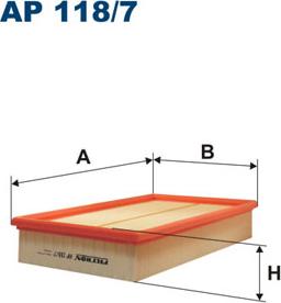 Filtron AP118/7 - Воздушный фильтр avtokuzovplus.com.ua