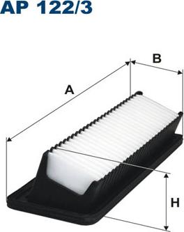 Filtron AP122/3 - Повітряний фільтр autocars.com.ua