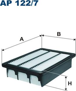 Filtron AP122/7 - Повітряний фільтр autocars.com.ua