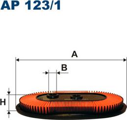 Filtron AP123/1 - Повітряний фільтр autocars.com.ua