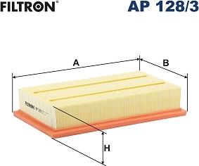 Filtron AP 128/3 - Повітряний фільтр autocars.com.ua
