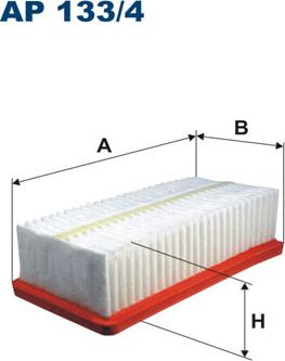 Filtron AP133/4 - Повітряний фільтр autocars.com.ua