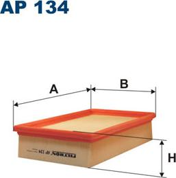 Filtron AP134 - Повітряний фільтр autocars.com.ua