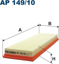 Filtron AP149/10 - Воздушный фильтр avtokuzovplus.com.ua