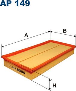 Filtron AP149 - Воздушный фильтр avtokuzovplus.com.ua