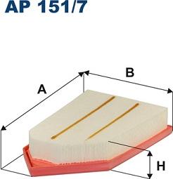 Filtron AP 151/7 - Воздушный фильтр avtokuzovplus.com.ua