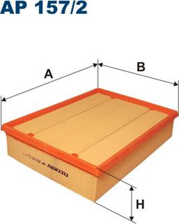 Filtron AP157/2 - Повітряний фільтр autocars.com.ua