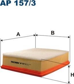 Filtron AP157/3 - Воздушный фильтр autodnr.net