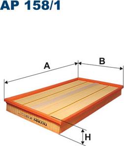 Filtron AP158/1 - Воздушный фильтр avtokuzovplus.com.ua