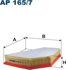 Filtron AP165/7 - Воздушный фильтр autodnr.net