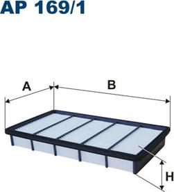 Filtron AP169/1 - Воздушный фильтр avtokuzovplus.com.ua