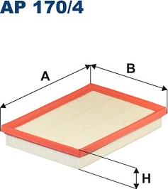 Filtron AP 170/4 - Повітряний фільтр autocars.com.ua