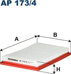 Filtron AP173/4 - Воздушный фильтр avtokuzovplus.com.ua